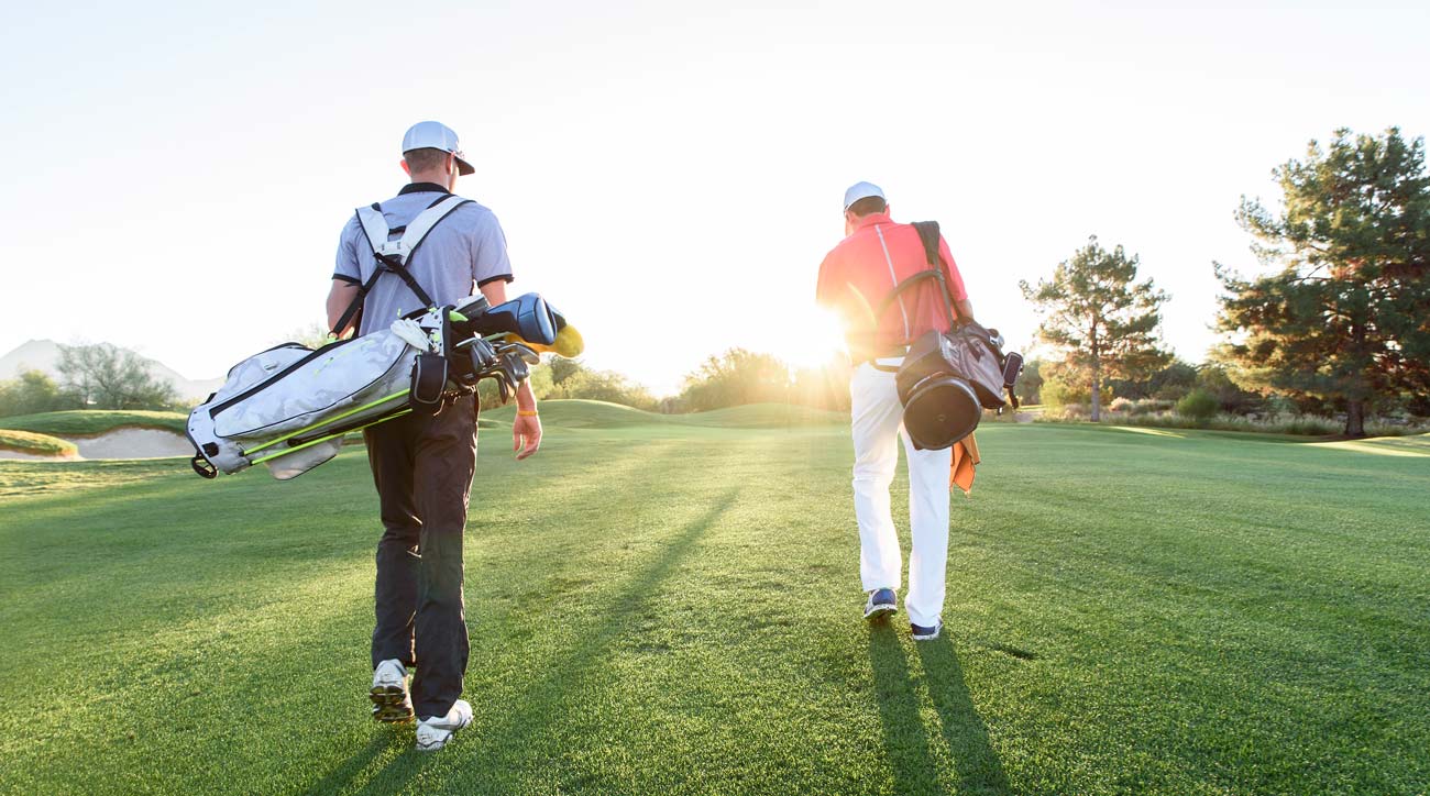 walking the course at black diamond ranch